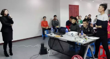 深蓝肽与北京贝奥兰大连分公司组织业务知识培训