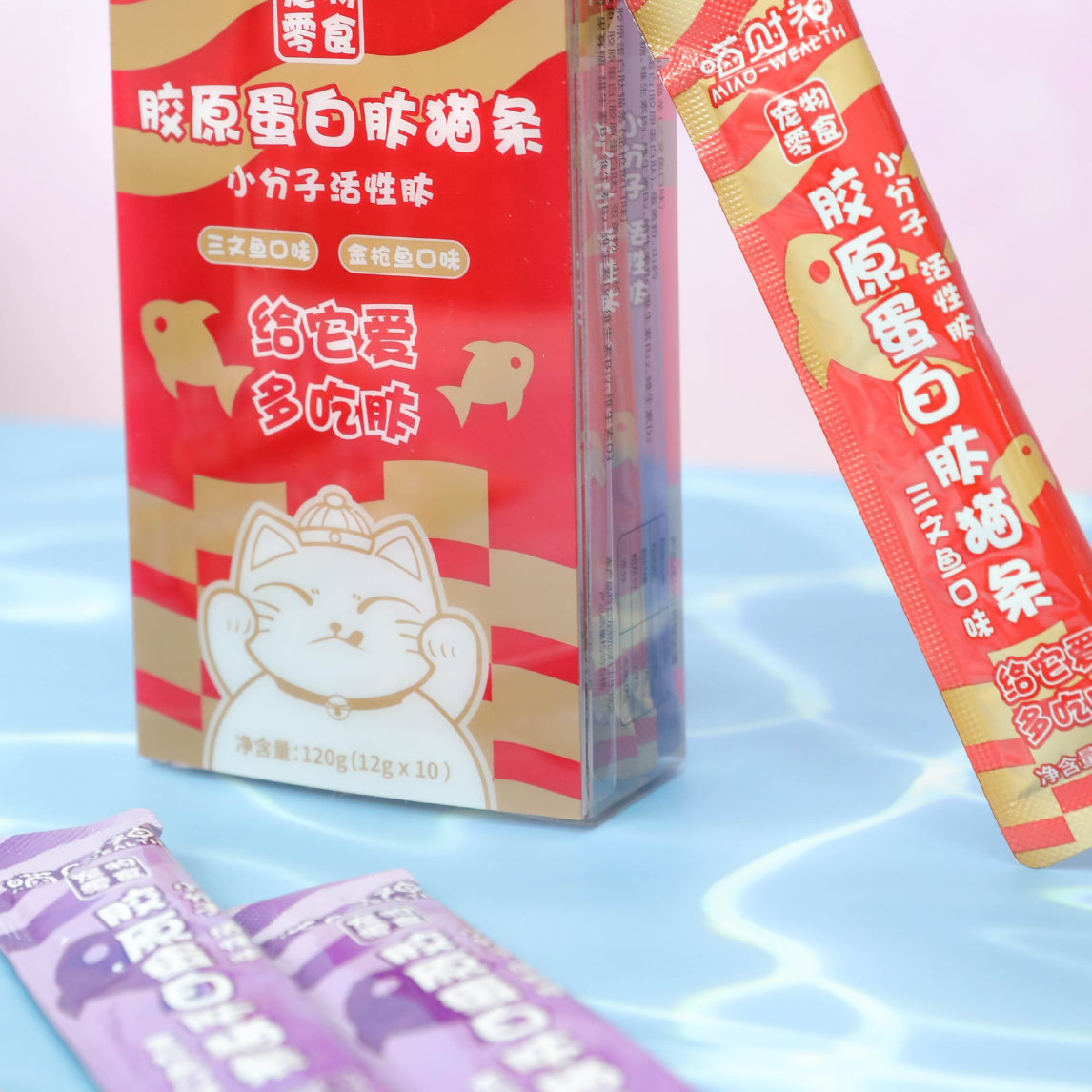 胶原蛋白肽猫条细节图